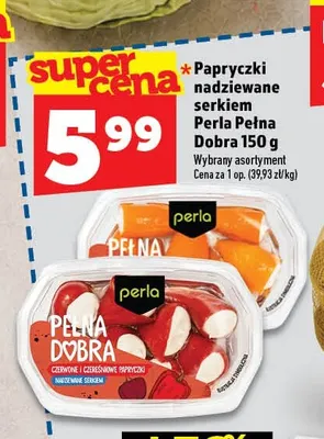 Papryczki nadziewane serkiem Perla Pełna Dobra promocja w TOPAZ