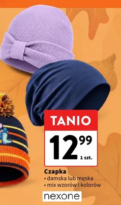 Czapka damska Nexone promocja w Intermarche