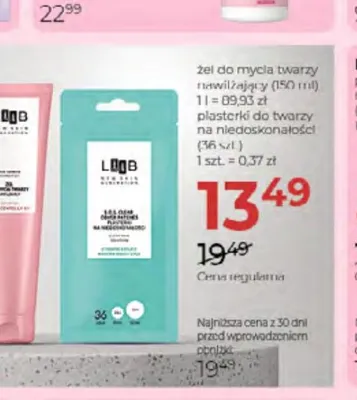 Żel do mycia twarzy nawilżający Laob promocja w Drogerie Jawa