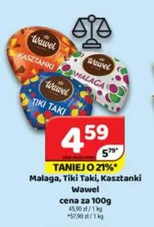 Cukierki Tiki Taki Wawel promocja w Delfin