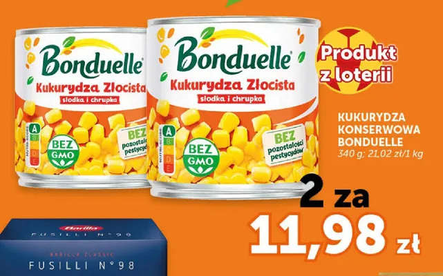 Kukurydza konserwowa Bonduelle Złocista promocja w Groszek