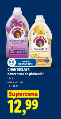 Koncentrat do płukania 1,14l, różne rodzaje promocja w Lidl