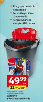 Wiaderko z wyciskaczem promocja w Auchan