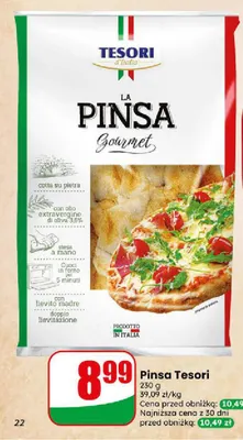 Pinsa Tesori promocja w Dino