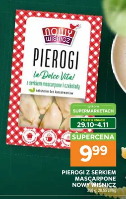 Pierogi z serkiem mascarpone Nowy Wiśnicz promocja w Stokrotka