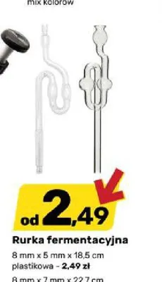 Rurka fermentacyjna szklana promocja w Bricomarche