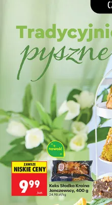 Keks Słodka Kraina Janczewszcy promocja w Biedronka