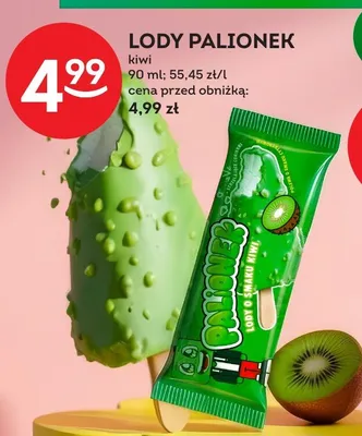 Lody Palionek kiwi promocja w Żabka