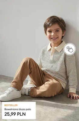 Bawełniana bluza polo Sinsay promocja w Sinsay