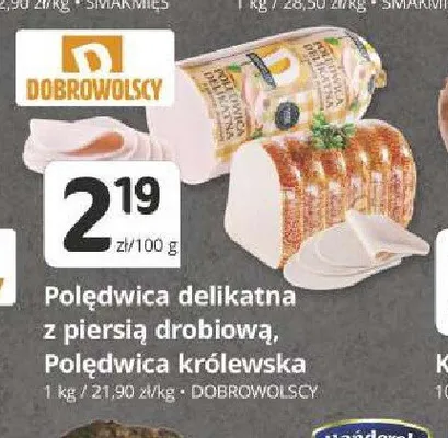 Polędwica delikatna z piersią drobiową Dobrowolscy promocja w Marketvita