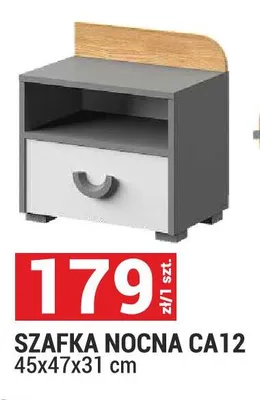 Szafka nocna CA12 45x47x31cm promocja w Merkury Market