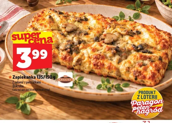 Zapiekanka z salami Oskroba promocja w TOPAZ