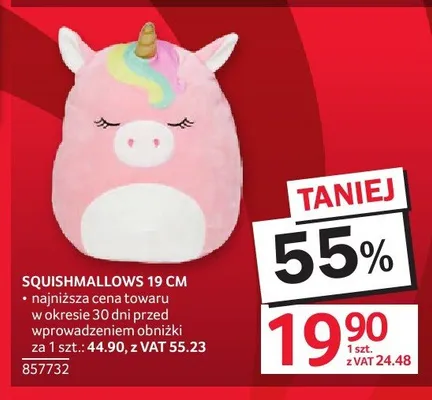 Squishmallows 19cm promocja w Selgros