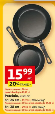 Patelnia śr. 20cm promocja w Auchan