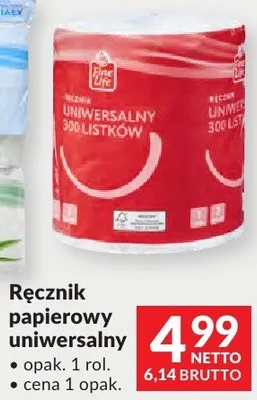Ręcznik papierowy uniwersalny Fine Life promocja w Makro