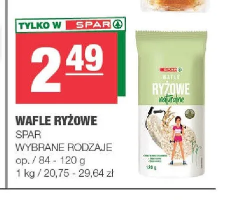 Wafle ryżowe SPAR promocja w SPAR
