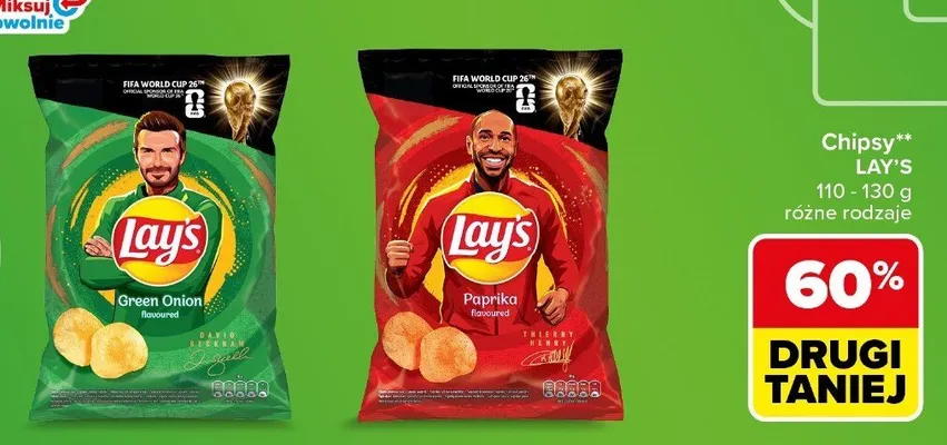 Chipsy Lay's Paprika promocja w Carrefour Market