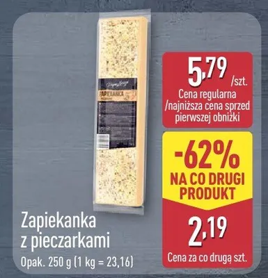 Zapiekanka z pieczarkami Aldi promocja w Aldi