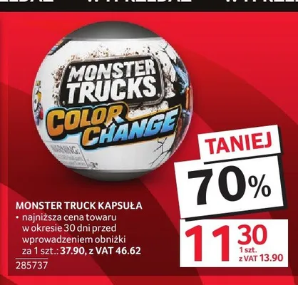 Monster Truck kapsuła promocja w Selgros