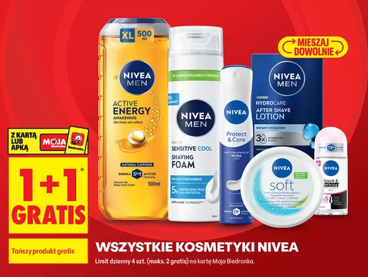 Kosmetyki Nivea promocja w Biedronka