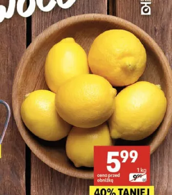 Cytryny promocja w Delikatesy Centrum