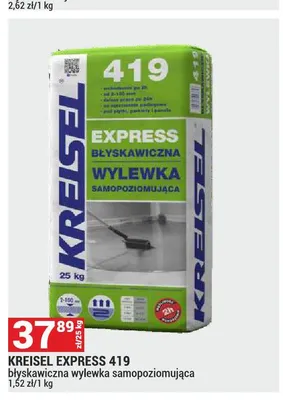 Wylewka samopoziomująca Kreisel Express 419 promocja w Merkury Market