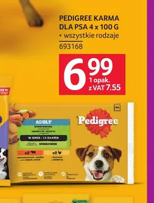 Karma dla psa Pedigree 4-pak promocja w Selgros