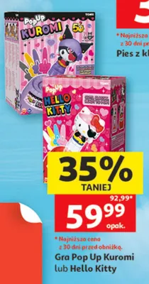 Gra Pop Up Hello Kitty promocja w Auchan