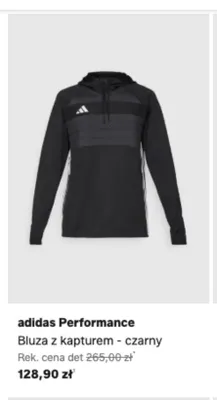 Bluza z kapturem adidas Performance czarna promocja w Lounge by Zalando