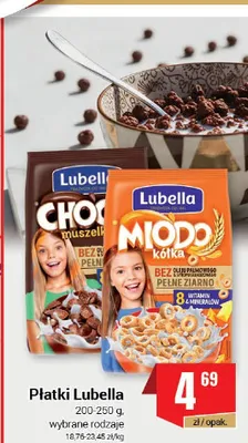 Płatki śniadaniowe Lubella Miodowe Kółka promocja w Premium Nasz Sklep