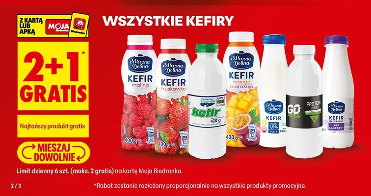 Kefiry promocja w Biedronka