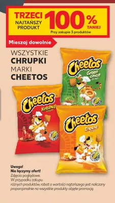Chrupki marki Cheetos promocja w Kaufland