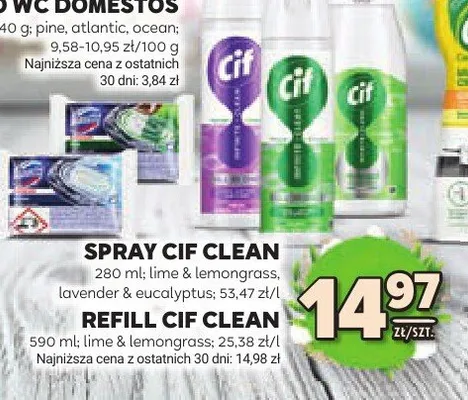 Spray cif clean promocja w Stokrotka