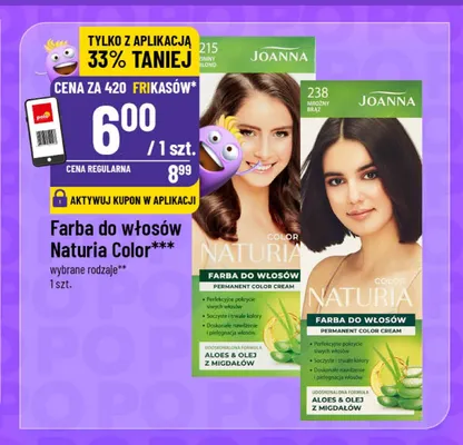 Farba do włosów Naturia Color Joanna promocja w POLOmarket