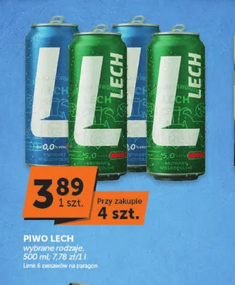Piwo Lech promocja w ABC