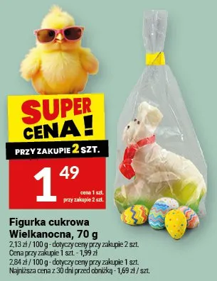 Figurka cukrowa wielkanocna promocja w Twój Market