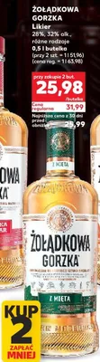 Wódka Żołądkowa Gorzka likier różne rodzaje 0,5l promocja w Kaufland