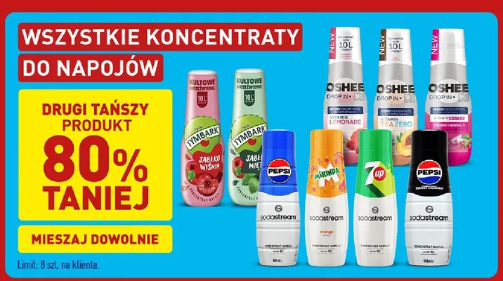Koncentrat do napojów Sodastream 7up promocja w Aldi