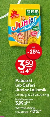 Paluszki Junior Lajkonik promocja w Żabka