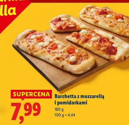 Barchetta z mozzarellą i pomidorkami Lidl promocja w Lidl