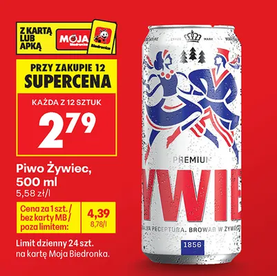 Piwo Żywiec promocja w Biedronka