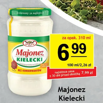 Majonez Kielecki Społem promocja w Gram Market