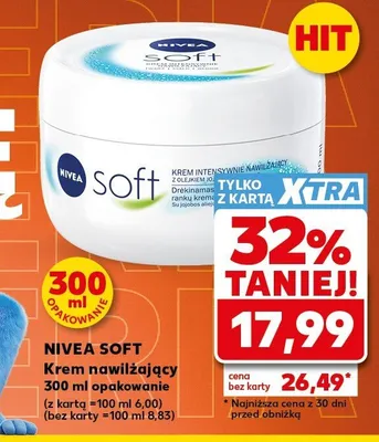 Krem nawilżający NIVEA Soft promocja w Kaufland