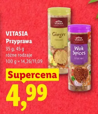 Przyprawa do dań z woka Vitasia promocja w Lidl