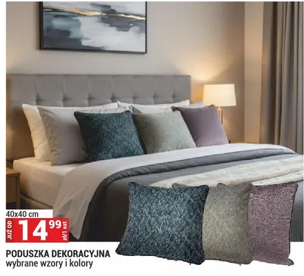 Poduszka dekoracyjna 40x40 cm promocja w Merkury Market