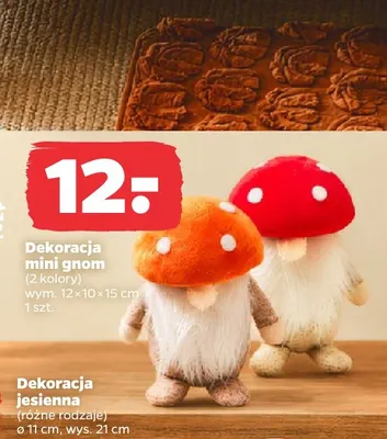 Dekoracja mini gnom promocja w Netto