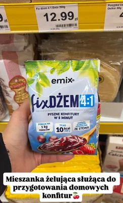 Fix dżem 4:1 Emix promocja w Dino