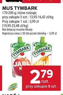 Mus Tymbark promocja w Stokrotka