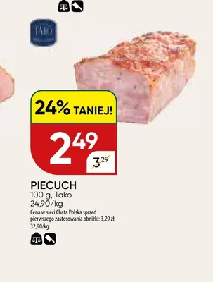 Piecuch Tako promocja w Chata Polska