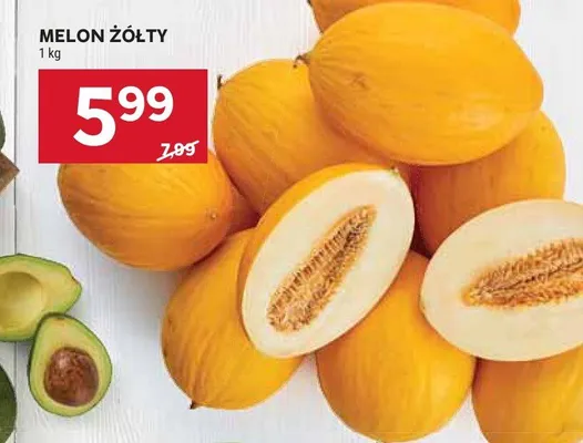 Melon żółty promocja w Stokrotka